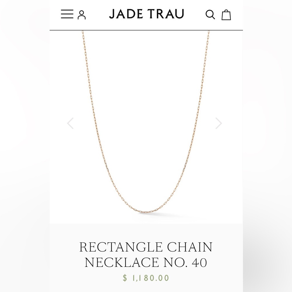 Jade Trau 18k 18" Chain Necklace No. 40